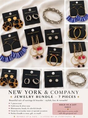 NEW YORK & COMPANY 7-PIECE JEWELRY BUNDLE